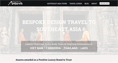 Desktop Screenshot of ansovatravel.com