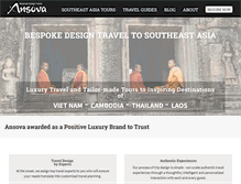 Tablet Screenshot of ansovatravel.com